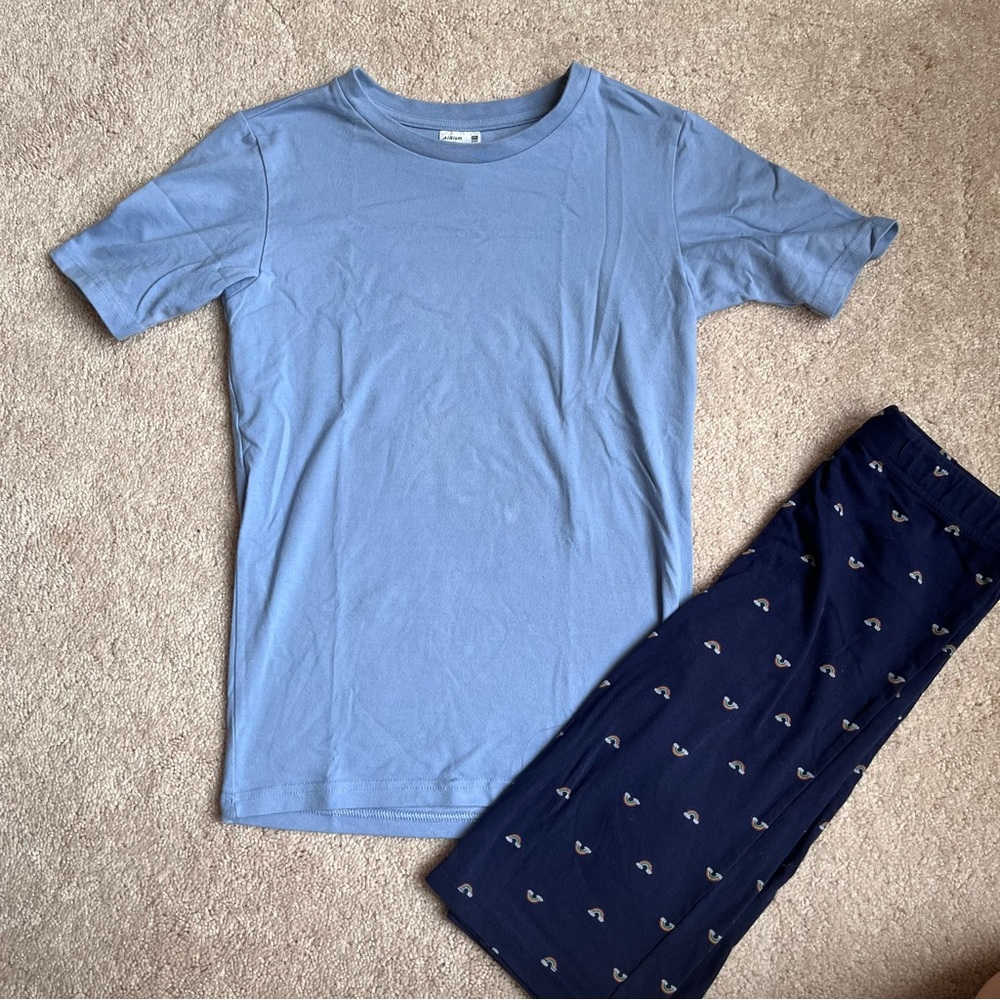 Uniqlo Kids Blue Pajama Set 10